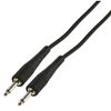 Cavo Jack CABLE 426/3, Connettore 1: 6.35mm Mono Maschio, Connettore 2: 6.35mm Mono Maschio, Lunghezza 3 m,Tipo connettore:Dritto, Nero. 